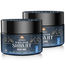 Ajoblanco 800 Mg Himalayan Shilajit Resin, Shilajit Pure Himalayan Organic, Shilajit συμπλήρωμα με καθαρότητα, υψηλή δοσολογία & δύναμη για την ενέργεια, δύναμη & ασυλία, άνδρες & γυναίκες, 30 γραμμάρια, πακέτο των 2