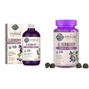 Κήπος της Ζωής Βιολογικά Φυτά με βάση Elderberry Immune Syrup 6.59 fl oz & Organics Gummys Elderberry για Ενήλικες & Παιδιά