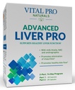Vital Pro Naturals – Advanced Liver Pro Liver Cleanse and Detox with Milk Thistle, NAC Supplement N-Acetyl Cysteine, Alpha Lipoic Acid, 2-Part 14-Day Kit, 56 Capsules