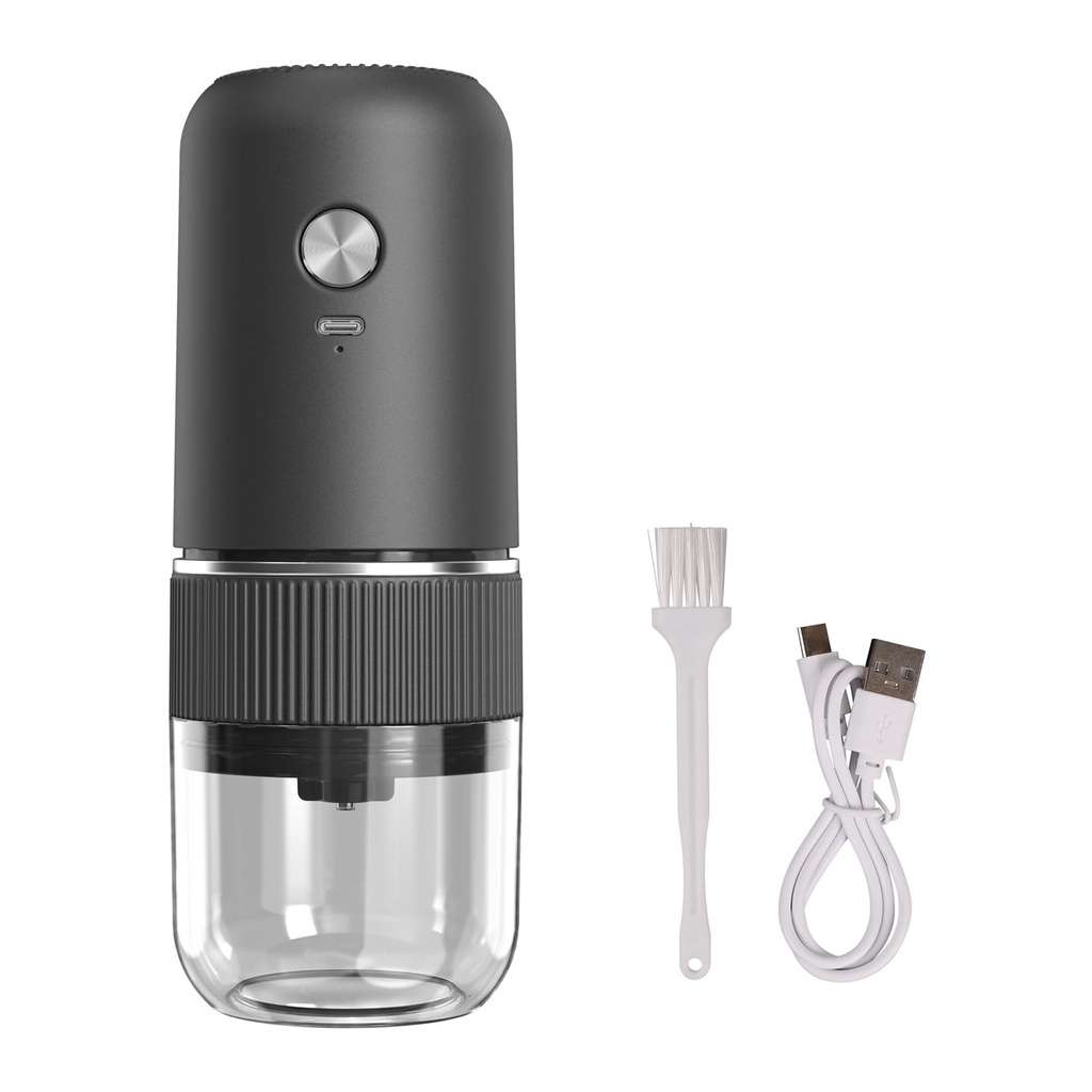 Electric Pill Crusher,Electric Pill Grinder, Adjustable Coarse to Fine Grind, Portable Cordless Ceramic Grinder, Easy Clean & Washable