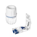 Pill Crusher and Pill Splitter Combo Package - MAXGRIND Lite Pill Grinder – Medication Crusher and Fine Powder Grinder - MAXSPLIT Pill Splitter - Pill Cutter for Small and Large Pills (Blue)