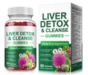 Gummy Milk Thistle, Liver Support Supplement, Immunity & Overall Health, for Your Liver Cleanse Detox & Repair, Promotes Optimal Liver Function, Glutathione, with Alpha Lipoic Acid, 60 Count