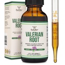 Ρίζες βαλεριάνας για τον ύπνο - Organic Valerian Root Tincture Extract 168mg - 1 FL OZ, 30 σέρβις (Καλύτερα απορροφημένες από κάψουλες, ενισχύει Valerian Root Tea) για χαλάρωση και ηρεμία με διπλό ξύλο