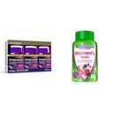 GoodSense Omeprazole 20mg Wildberry Mint Coated Tablets 42 Count and Vitafusion Women's Multivitamin Gummies Berry Flavored 150 Count