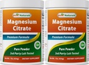 Best Naturals Magnesium Citrate Powder 1 Pound (1 LB (Pack of 2))