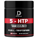 5 HTP Συμπλήρωμα 1010mg - 60 Κάψουλες - 3in1 Σε συνδυασμό με Βιταμίνη B6, L-Tryptophan - Άνετα Mood, Εγκεφαλική Υγεία, Διαχείριση Σώματος & Υποστήριξη ανοσοποιητικού συστήματος