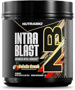 NutraBio Intra Blast Bcaa Powder Amino Acid Supplement, Electrolyte & Hydration Blend, Intra, Pre Workout & Muscle Recovery, 20g Eaa Amino Acids Powder, 5g Glutamine- New York Punch, 30 Serving