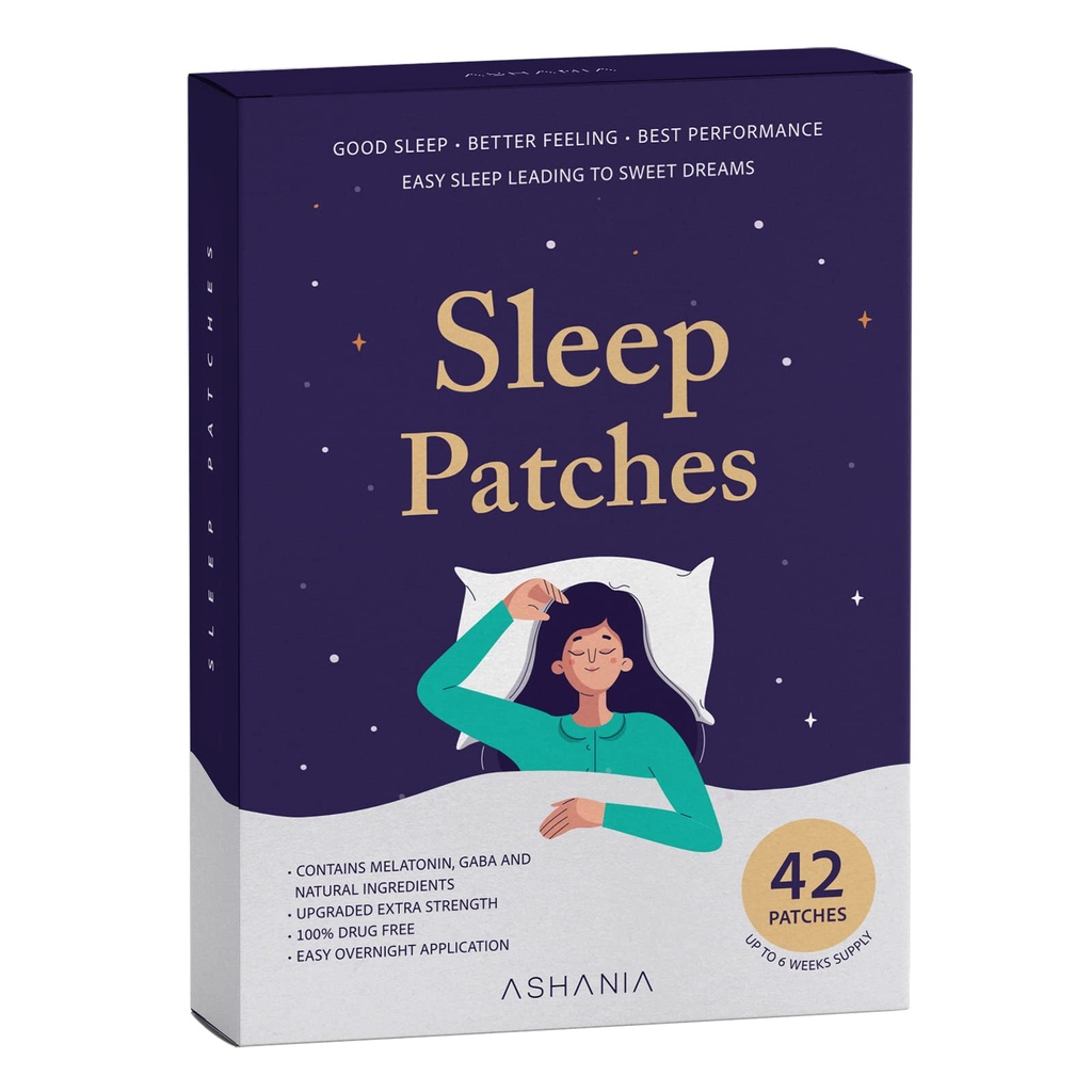 Sleep Patches, Sleep Patches for Adults, Upgraded Sleep Patches Set, Easy to Apply and Comfortable, Premium Ingredients, for Men and Women (42 Count (Pack of 1))