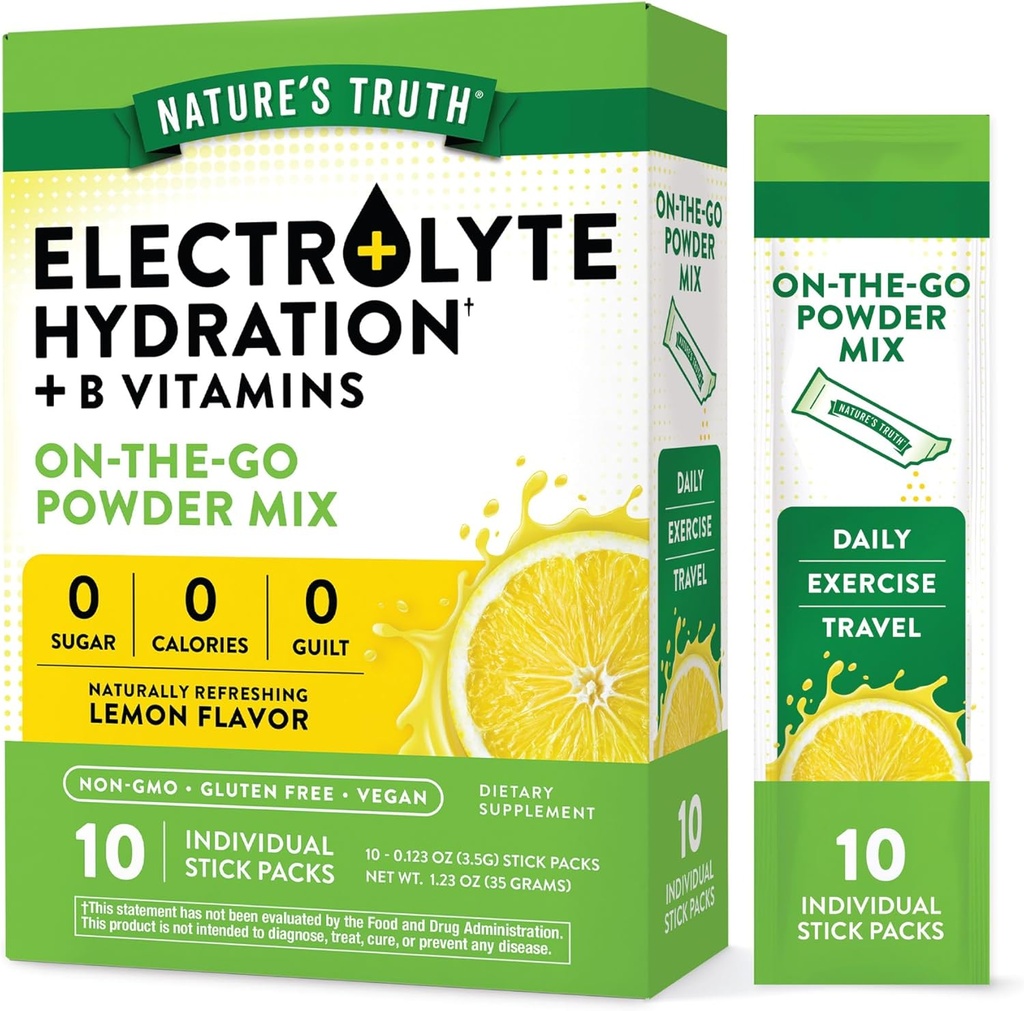 Nature's Truth Electrolyte powder packets 