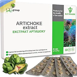 QG ομάδα Pure Artichoke Extract (80 δισκία - 200mg το καθένα) Συμπλήρωμα διατροφής για την υγεία του ήπατος και την πέψη - συμπλήρωμα για άνδρες και γυναίκες