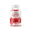 healblend Vitamin ADK + B12 Gummies - High Potency Vitamin D3 10000 IU, K2 MK-7, Vitamin A & B12 5000mcg - Immune, Bone & Energy Support Supplement - Strawberry Flavor, 60 Gummies (1)