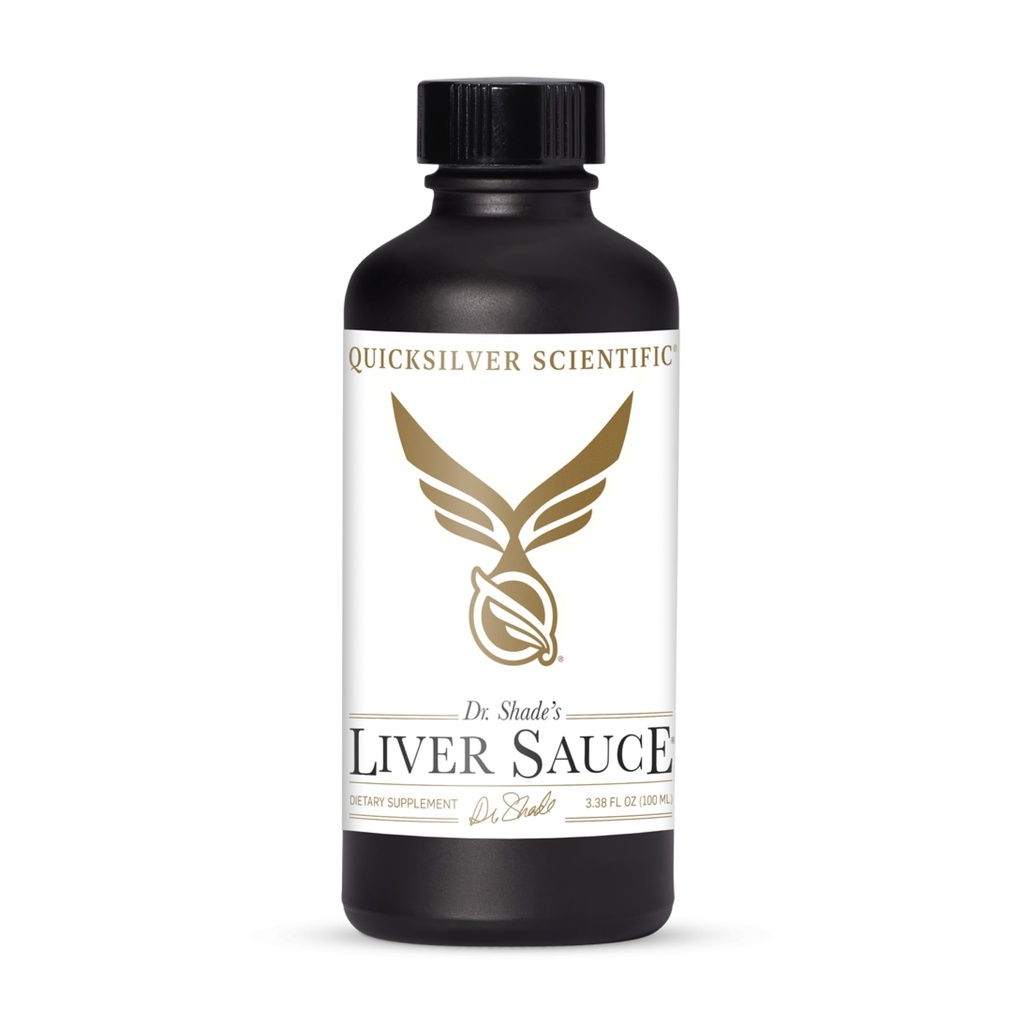 Quicksilver Scientific Liver Sauce - Liposomal Liver Detox με DIM, Quercetin, Lipoic Acid, Milk Thistle και Dandelion Root Supplement - Υποστηρίζει Bile & Toxin Momentum (100 ml / 3,38 oz)