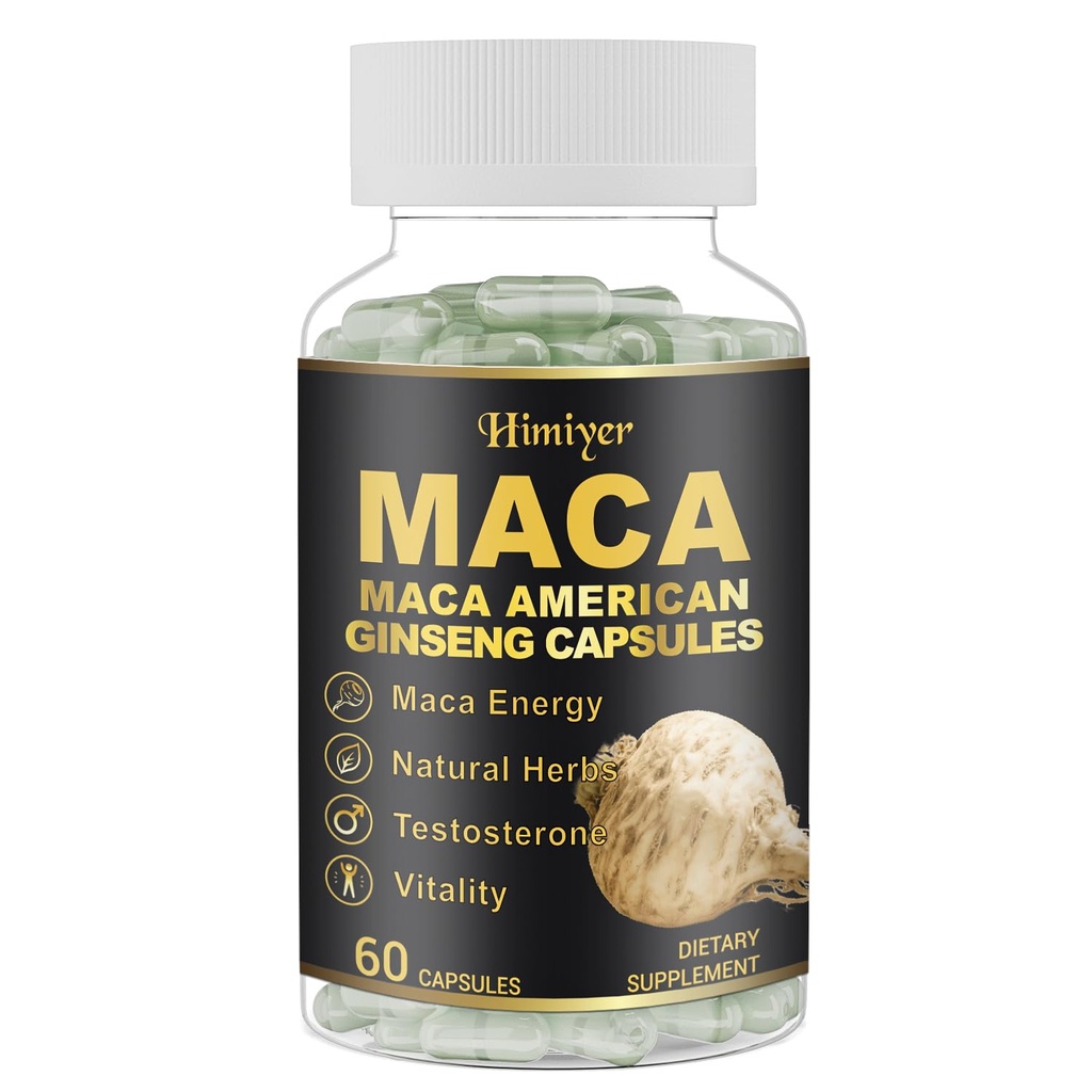 Himiyer Daily Male Nutritional Supplements Capsules – Dietary Supplement, 60 Capsules -1Bottle