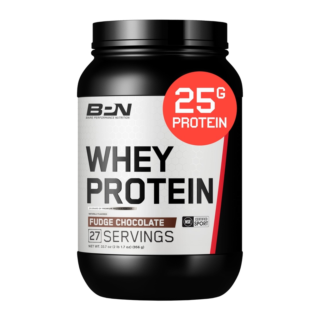 BARE PERFORMANCE NUTRITION, BPN πρωτεΐνη ορού γάλακτος + συμπύκνωμα πρωτεΐνης καζεΐνης, σοκολάτα φρουκτόζης, 25g πρωτεΐνης ανά υπηρεσία υποστηρίζει την ανάνηψη μυών, 27 υπηρεσίες, τρίτο μέρος δοκιμαστεί