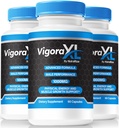 (3 Pack) Vigora XL - Official Formula for Men to Maintain Male Performance, All-Natural Formula to Support Stamina and Energy Levels, Health & Wellness Pills, Vigora XL ME Review (180 Capsules)
