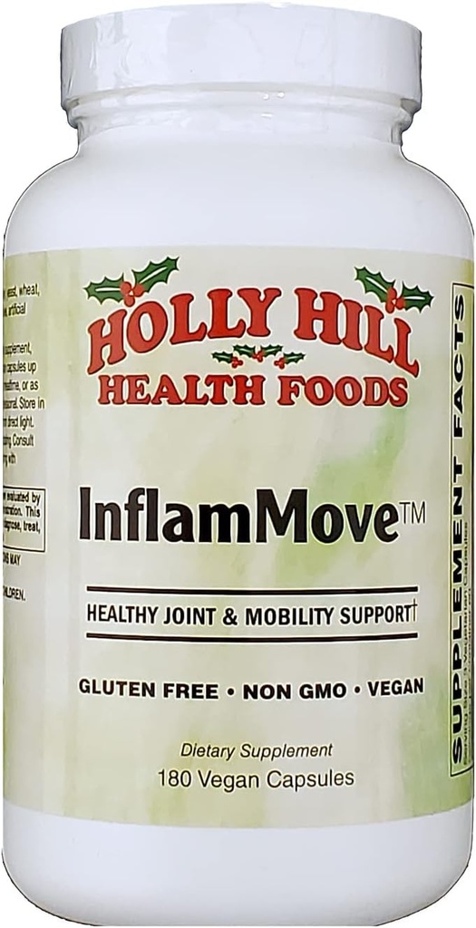 Holly Hill Health Foods, Inflammove (Υγιεινή Κοινή Υποστήριξη & Υποστήριξη Κινητικότητας*), 180 Κάψουλες Vegan