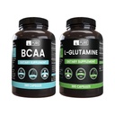 Pure Original Ingredients L-Glutamine & BCAA Capsule Bundle (365 Capsules Each), No Magnesium or Rice Fillers