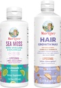 MaryRuth Organics Sea Moss Liposomal (Limeade) & Hair Growth MAX (Almond Cookie) 