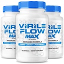 NutraRize (3 Pack) Virile Flow Max Pills, Official VirileFlow for Men, Premium Ingredients to Support Energy, Stamina and Performance, Easy-to-Swallow Pastillas Review (180 Capsules)
