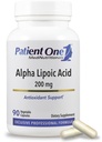 Patient One Alpha Lipoic Acid (ALA) 200 mg | Antioxidant Supplement to Support Nerve and Liver Health* | 90 Capsules