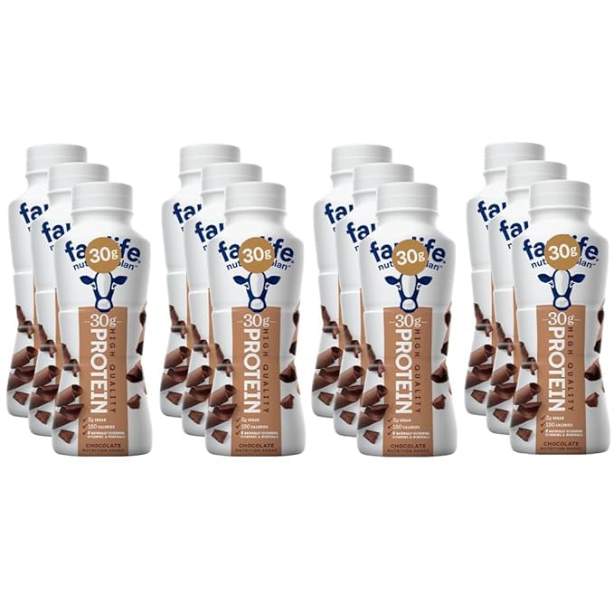 Nutrition Plan High Protein Chocolate Shake 30g, 12 PACK, 11.5 Fl Oz