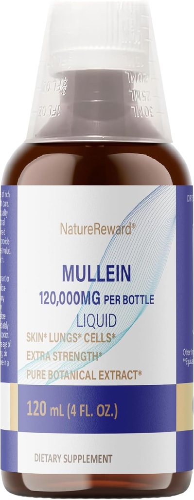 Mullein Υγρό, Αναπνευστική Υποστήριξη Υγείας - Ως Υγρό, Βάμμα, Τσάι - 4 fl oz