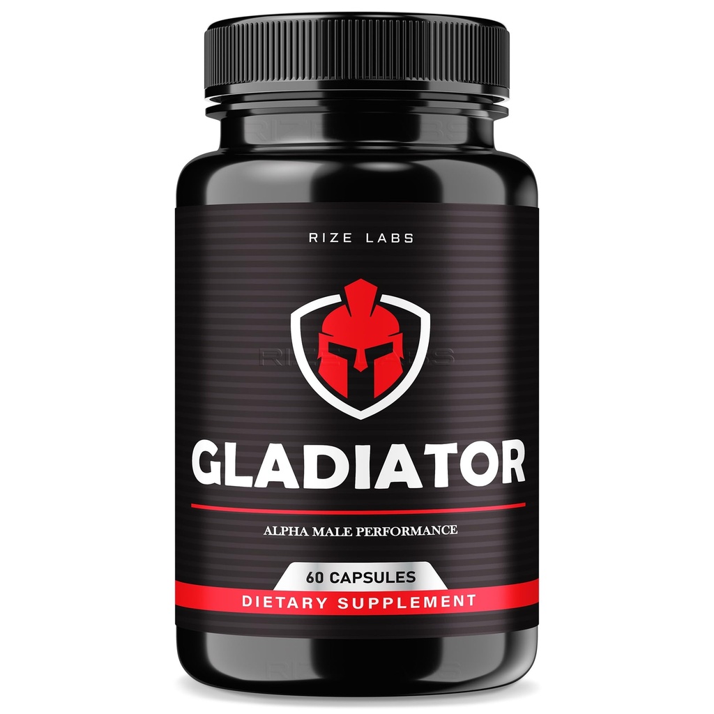 Men's Gladiator Capsules - Pills for Performance, Supplement for Maximum Strength Support Ultra Pure Pastillas (60 Capsules)