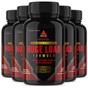 Men's Huge Load Formula Pills, A Complete Daily Wellness Supplement for Overall and Peak Performance, Extra Male HugeLoad - Pack of 5(300 Capsules)