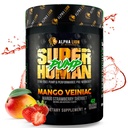ALPHA LION Superhuman Αντλία προ προπόνησης σκόνη, Nootropic καφεΐνη & Stim Δωρεάν συμπλήρωμα προεργασίας, Nitric Oxide Booster, μυών Gainer, Ενέργεια & Εστίαση (42 εξυπηρετούν, Mango Veiniac Γεύση)