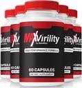 (5 Pack) MaxVirility Capsules, Official Max Virility For Men, Premium High Performance Formula for Overall Health, All-Natural Ingredients for Male Performance, MaxVirility Review (300 Capsules)