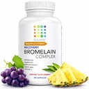 Bruizex Bromelain & Quercetin Recovery Complex - Post Surgery Recovery Bruising, Swelling Relief, Lymphatic Drainage - Post 360 lipo, BBL, Liposuction, Tummy Tuck - Non GMO - 60 Capsules