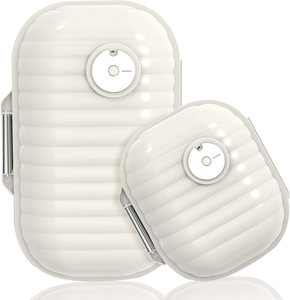 Travel Pill Organizer, 2 Pack Portable Pill Box 7 Ημέρες μικρό Pill περίπτωση υγρασίας απόδειξη καθημερινής ιατρικής Βιταμίνη εμπορευματοκιβώτιο για βιταμίνες, Συμπληρώματα Medication Tracker Travel Essentials (Small+ Large)