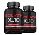 Zonata (2 Pack) Goliath XL10 - Goliath XL10 Dietary Supplement for Muscle Strength (180 Counts)