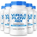 NutraRize (5 Pack) Virile Flow Max Pills, Official VirileFlow for Men, Premium Ingredients to Support Energy, Stamina and Performance, Easy-to-Swallow Pastillas Review (300 Capsules)