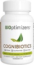 BIOptimizers Cognibiotics Probiotic Brain Supplement - Βοηθά στην υποστήριξη Mood, καλύτερη εστίαση, μνήμη, διανοητική σαφήνεια - 30 κάψουλες