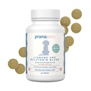 PranaPets Lignans & Μελατονίνη με Biotin Blend Φυσικά Βοηθήματα στην ανακούφιση των συμπτωμάτων του Cushing σε σκύλους άνω των 25 lb 