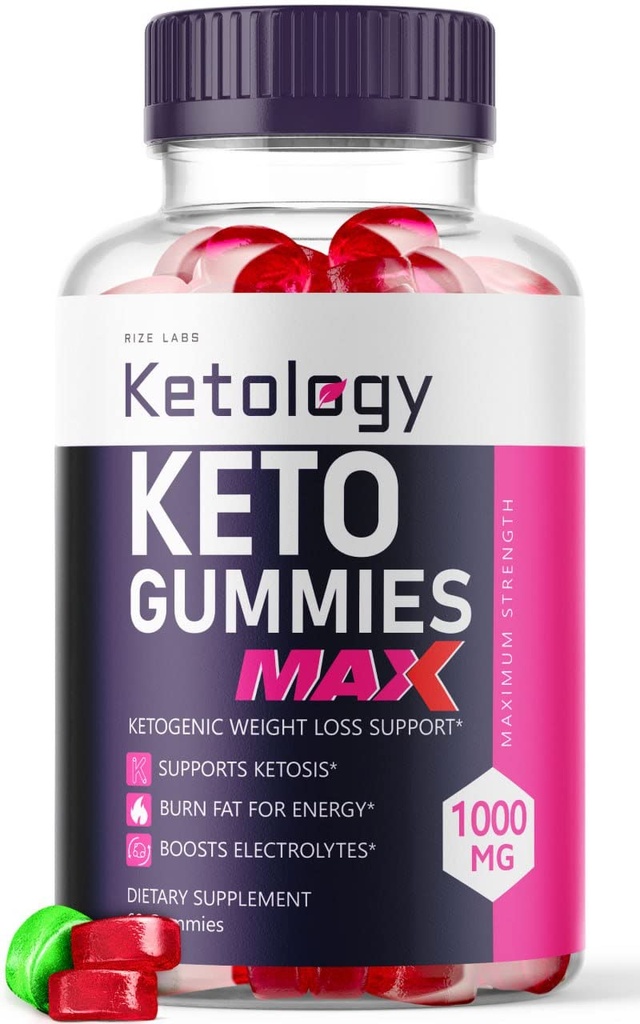 Ketology Keto ACV Gummies - Ketology Keto Gummies Apple Cider Vinegar Management Ketology Men Women Gomitas Supplement Keto Plus ACV 1000mg Per Serving Original Quality (60 Gummies)