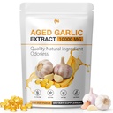 MOSRAY Aged Garlic Extract Capsules - 10,000mg High Potency Odorless Garlic Supplements for Heart & Immune Support, Antioxidant - 2 Years Matured Garlic Capsules Non-GMO, Gluten-Free, 300 Softgels