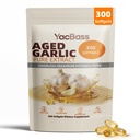 Aged Garlic Extract - 300 Softgels Odorless Garlic Supplement for Heart Health, Immune Support & Antioxidant Benefits,Non-GMO,Gluten Free(1 Pack)
