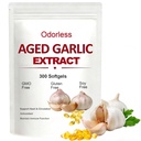 Aged Garlic Extract-Odorless, 15:1 Extract & 2-Year Low-Temp Aging for Heart, Circulation Health, Immune System Support, Rich in Antioxidant, High-Potency, Gentle & Natural|300Pcs