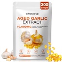 Aged Garlic Extract 300 Softgels - Odorless Aged Garlic Extract Capsules for Heart & Immune Support - 2-Year Natural Aged Garlic Supplements Non-GMO, Gluten-Free, Antioxidant