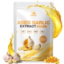 Odorless Aged Garlic Extract 300 Softgels - High Potency Garlic Supplement for Heart Health, Immune Support & Antioxidant Benefits, Vegan, Non-GMO, Gluten-Free
