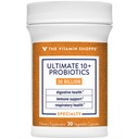 The Vitamin Shoppe Ultimate 10+ Probiotics 30 Billion CFU - 10 Probiotic Strains for Digestive Health, Immune & Gut Support (30 Vegetable Capsules)