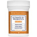 The Vitamin Shoppe Ultimate 10+ Probiotics 50 Billion CFU - 10 Probiotic Strains for Digestive Health, Immune & Gut Support (30 Vegetable Capsules)