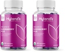 Hyland's Organic Elderberry Plus Gummies, Organic Black Elderberry with ZINC and Vitamin C, Immune Support Supplement for Adults, 60 Vegan Gummies (30 Days) (Pack of 2)