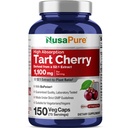 NusaPure Tart Cherry Capsules, 1100 mg, 150 Veg Capsules (Non-GMO, Vegan)