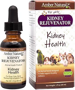 Amber NaturalZ Kidney Rejuvenator βοτανικό συμπλήρωμα για σκύλους, γάτες, πουλιά, κουνέλια, και τα γουρούνια της Γουινέας 