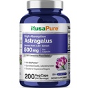 NusaPure Astragalus Root, 500 mg, 200 Veg Capsules (Non-GMO, Vegan)