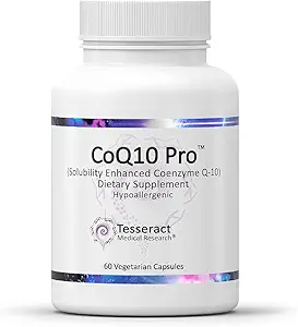 CoQ10 Pro, Coenzyme Q10 for Heart Health, Muscle Health and Cellular Energy Production, Antioxidant Supplement for Optimal Cardiovascular Health Support, Hypoallergenic, CoQ10 300mg, 60 Capsules
