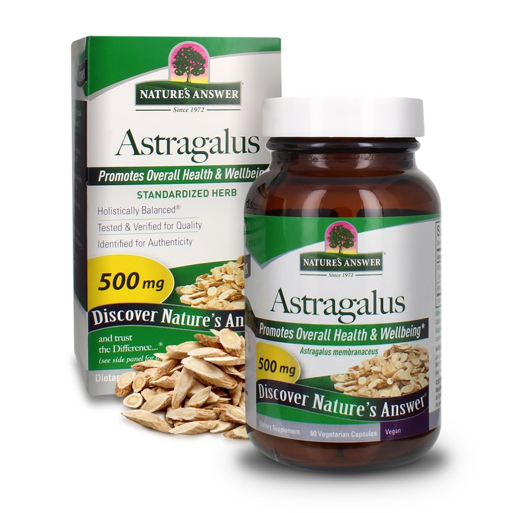 Nature's Answer Astragalus Root Extract 60 VCaps